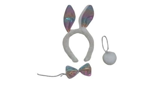 Fehér színváltós nyusziszett - ÚJ