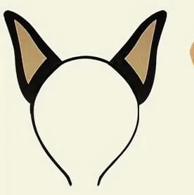 Fekete kutyafül, jelmezkiegészítő - Chivava, csivava - ÚJ