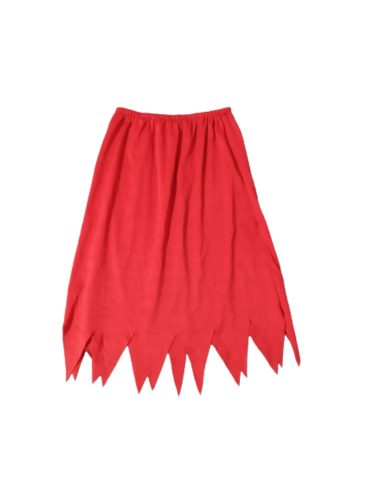 128-as piros jelmez szoknya, halloweenra is jó