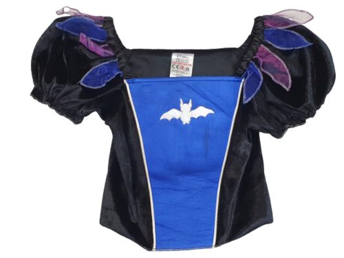 4-7 évesre fekete-kék denevéres jelmezfelső - Halloween - Ladybird (foltos)