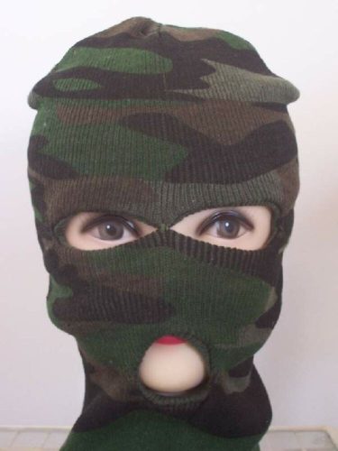 Kommandós maszk, textil - ÚJ