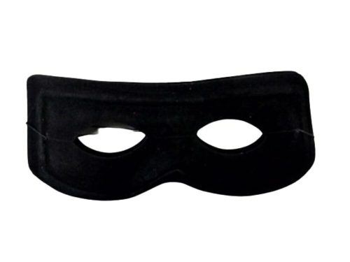 Fekete szemmaszk, álarc - ÚJ