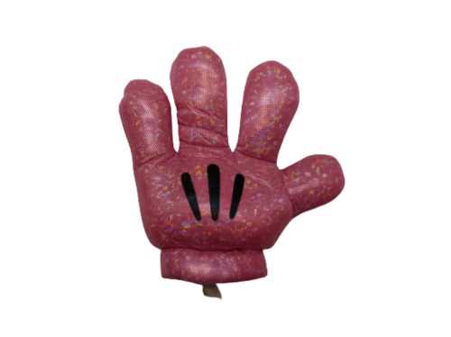 Rózsaszín csillogó nagyméretű kéz, jelmezkiegészítő - Minnie Egér