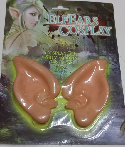 Manófül, tündefül, elf, manó fül pár - ÚJ