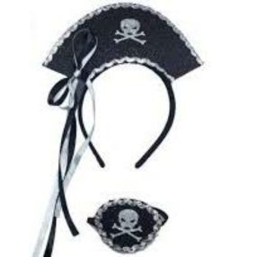 Csillogó kalóz jelmezszett, női, vagy lány - ÚJ