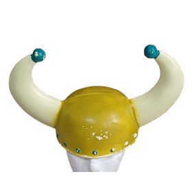   Viking sapka, jelmezkiegészítő, műanyag (festése kopott)