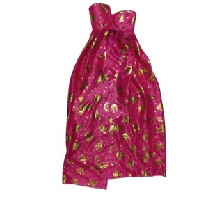   75 cm-es pink-arany tökös, boszorkányos palást - Halloween - ÚJ