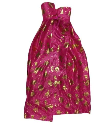 75 cm-es pink-arany tökös, boszorkányos palást - Halloween - ÚJ