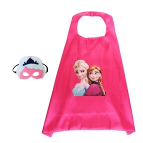   70 cm hosszú pink palást maszkkal - Frozen, Jégvarázs - ÚJ