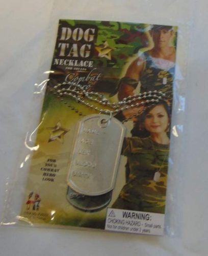 Játék dögcédula, jelmezkiegészítő - ÚJ