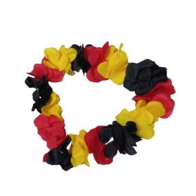   Hawaii nyaklánc, piros-sárga, fekete, Németország színei