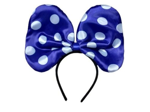 Kék óriás világító Minnie Egér fül, fejpánt - ÚJ