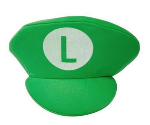 Luigi jelmezsapka - Super Mario - Nintendo - ÚJ