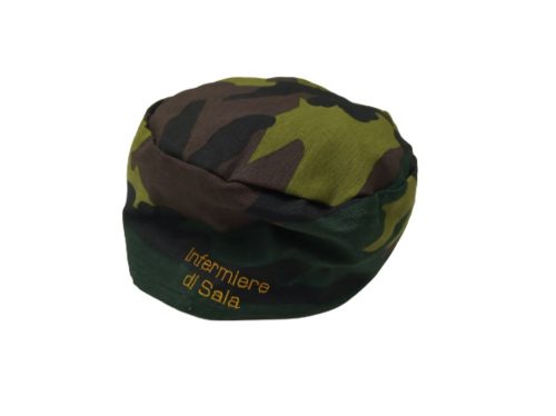 Terepszínű katonai jelmezsapka (szanitéc, harctéri egészségügyi alakulat) - ÚJ