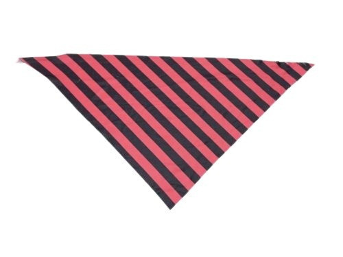 Piros-fekete kalóz fejkendő, kendő, jelmezkiegészítő