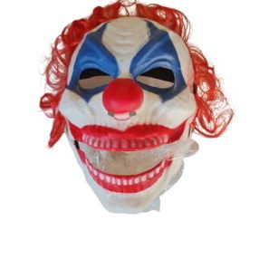 Rémisztő hajas bohóc maszk, álarc - Halloween - ÚJ