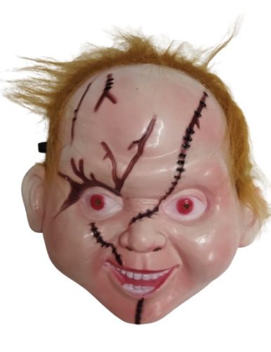 Chucky műanyag horror maszk, álarc - Halloween - ÚJ