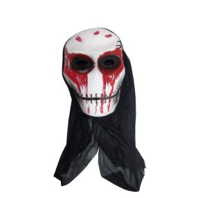   Varrott szájú, véres horror koponya maszk, álarc - Halloween - ÚJ