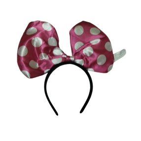 Nagy masnis pink Minnie Egér fül, hajpánt - ÚJ