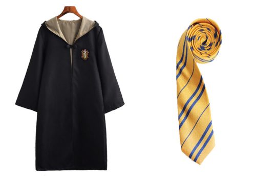 134-es Hugrabug köpeny és nyakkendő - Hufflepuff - Harry Potter - ÚJ