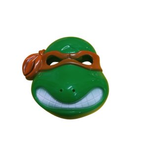  Műanyag maszk, álarc, jelmezkiegészítő - Michelangelo - Tini Ninja Teknőcök - ÚJ