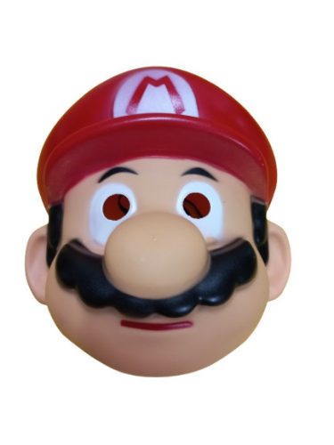 Műanyag maszk, álarc, jelmezkiegészítő - Mario - Super Mario - Nintendo - ÚJ