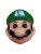Műanyag maszk, álarc, jelmezkiegészítő - Luigi - Super Mario - Nintendo - ÚJ
