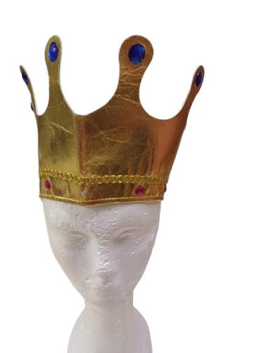 Arany korona, jelmezkiegészítő - ÚJ (hibás)