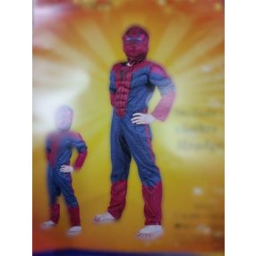   3-5 évesre izmosított Pókember jelmez maszkkal - Spiderman - ÚJ