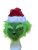 Szőrmés sapkás Grincs, Grinch gumi maszk, álarc - ÚJ