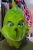 Zöld Grincs, The Grinch gumi maszk, álarc - ÚJ