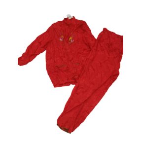 Női 2XL-es piros hímzett kínai vagy japán jelmezruha