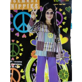 7-8 évesre lány hippi jelmez - ÚJ