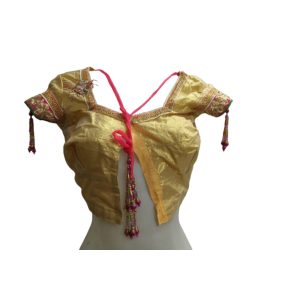   Nagylány vagy női XS-es arany keleti jelmezfelső (pl. hastáncosnő)