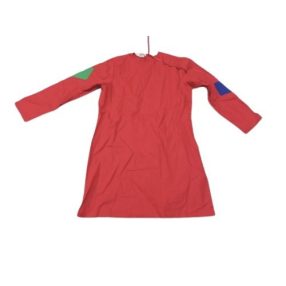 164-es piros vászon jelmezfelső, jelmezruha