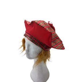 Felnőtt fejre skót hajas jelmezsapka (kb 60 cm-es fejre)