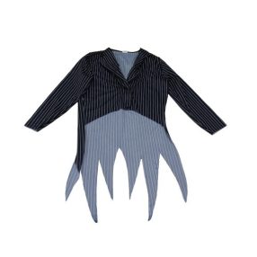   Felnőtt fekete csíkos jelmez frakk, felső - The Night before Christmas