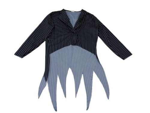 Felnőtt fekete csíkos jelmez frakk, felső - The Night before Christmas