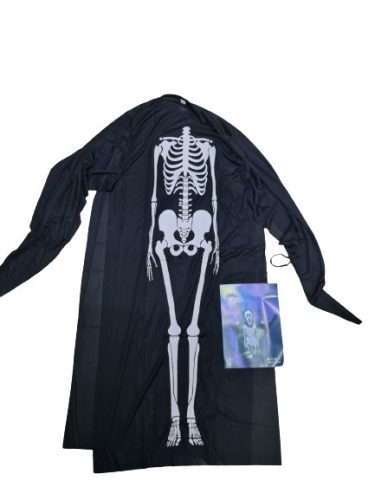 Felnőtt XL méretű csontvázas jelmez, jelmezruha - Halloween - ÚJ