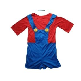 Női piros-kék jelmezruha - Super Mario - Nintendo - ÚJ