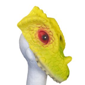 Sárga szivacs dínó álarc
