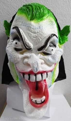 Joker gumi maszk, álarc - ÚJ