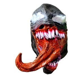   Nagyobb gyerekre felnőttre fekete gumi maszk, álarc - Venom - ÚJ