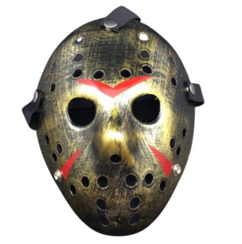 Péntek 13 Jason maszk, álarc, antik arany - ÚJ