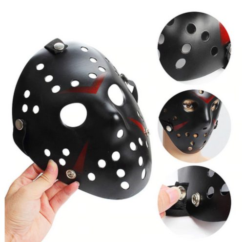 Péntek 13 Jason maszk, álarc, fekete - ÚJ