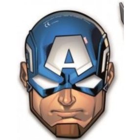   Amerika kapitány papír álarc, maszk - Marvel Hősök - ÚJ