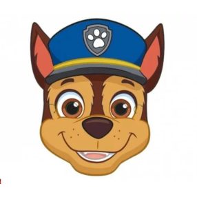   Chase papír álarc, maszk - Mancs őrjárat - Paw Patrol - ÚJ