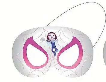 Spidergirl papír maszk, álarc - Spiderman, Pókember - ÚJ