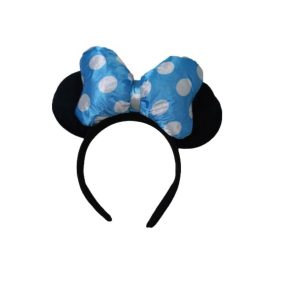 Kék világító Minnie Egér fül, fejpánt - ÚJ