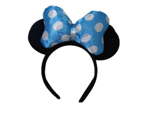 Kék világító Minnie Egér fül, fejpánt - ÚJ